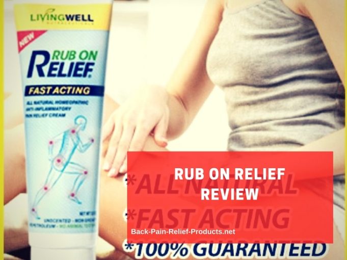 Living Well rub on relief review