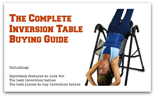 inversion table buyers guide 2022
