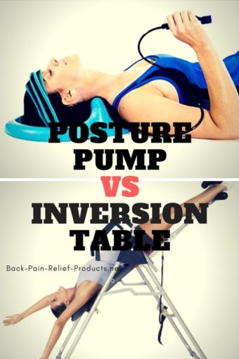 posture pump inversion therapy comparison