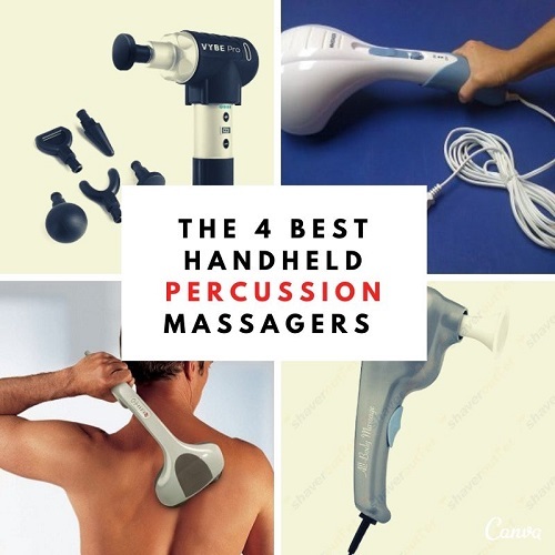 handhelf percussion back massagers deep tissue