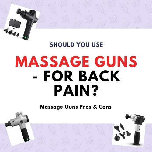 massage gun pros and cons reviews for back pain