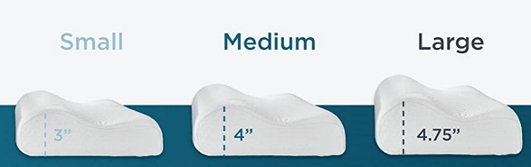 tempur contoured neck pillow