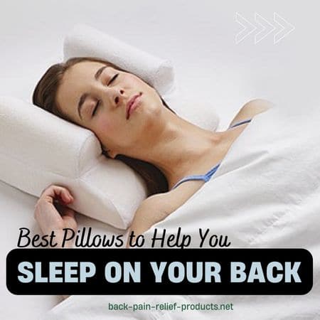 pillows to keep you on your back