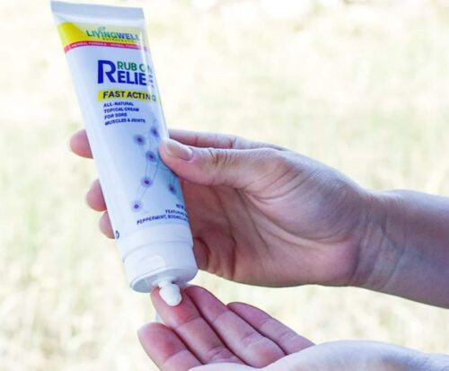 livingwell rub on relief cream how to use