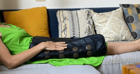where to place a heating pad for UTI
