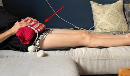 where to put a heating pad for cramps