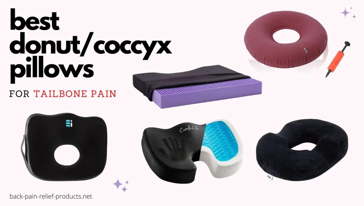 RENEWA Donut Pillow Coccyx Cushion Donut Pillow for Tailbone Pain