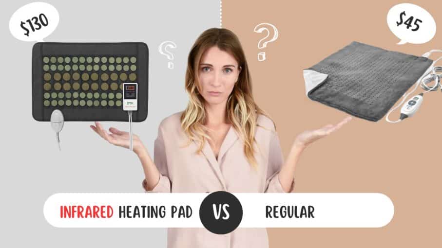 infrared heating pad vs. regular heating pad