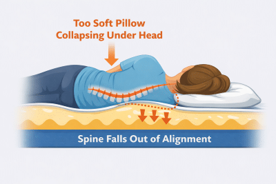 a too soft pillow for side sleepers