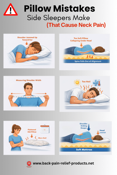 pillow mistakes side sleepers make the wrong pillow